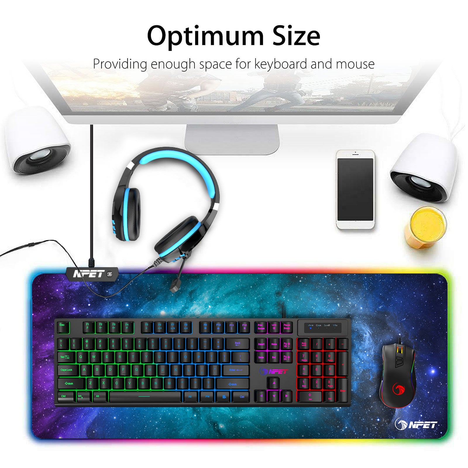 NPET MP02-SP Gaming Mouse Pad