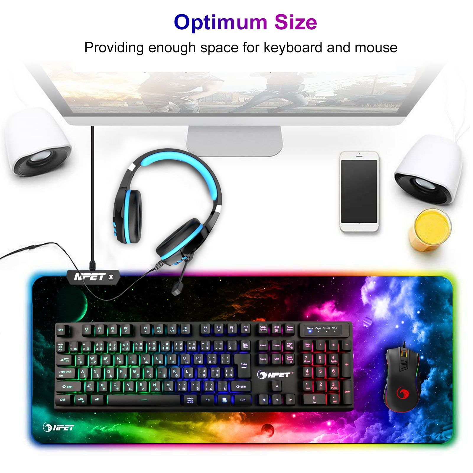 NPET MP02-05 Gaming Mouse Pad